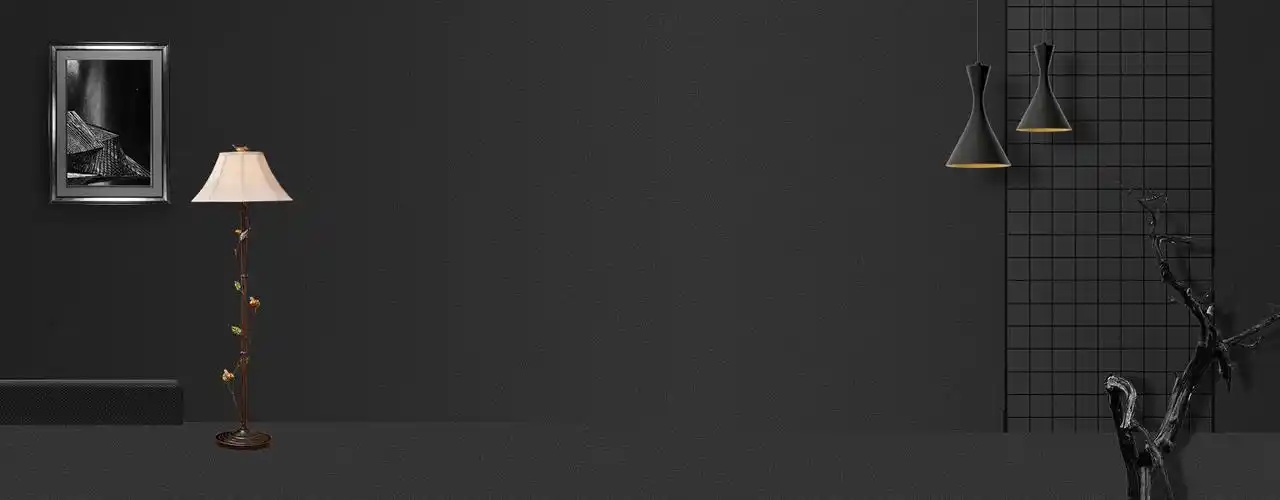 黑色质感大气简约空间箱包服装配饰商务皮鞋海报背景