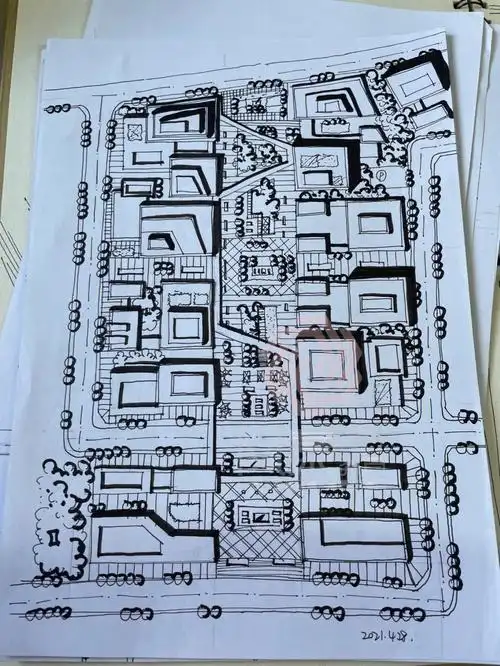 城乡规划快题之商业街区