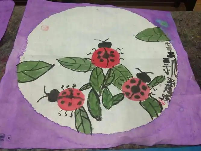 国画班作品【七星瓢虫】