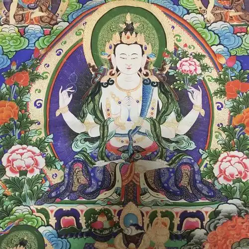 唐卡的起源和主要题材