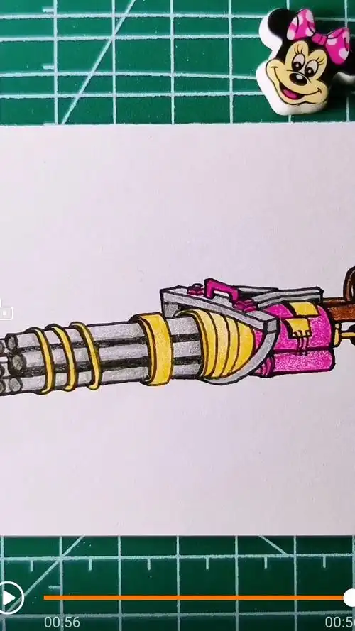 手绘版加特林怎么画?