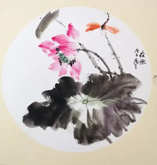 胡老师送全班写意花鸟画