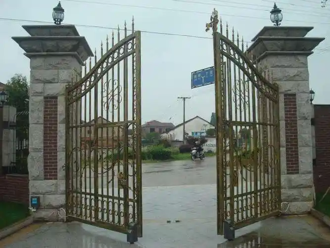 农村小别墅围墙大门图片大全集含尺寸和注意事项