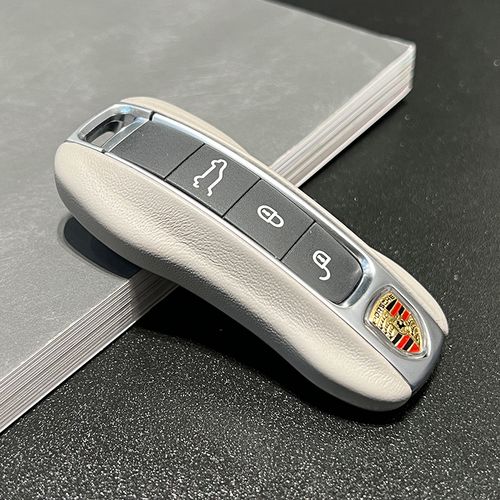 波尔多红哑保时捷真皮钥匙macan卡宴taycan帕拉梅拉车套车用钥匙包