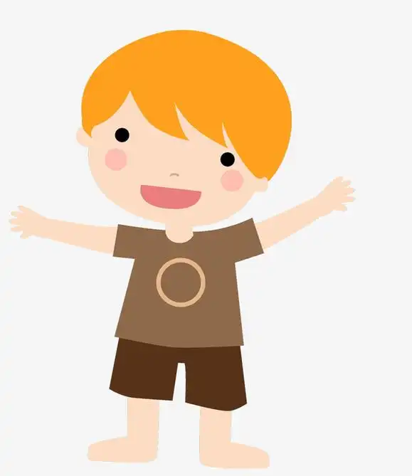 卡通可爱男孩儿童