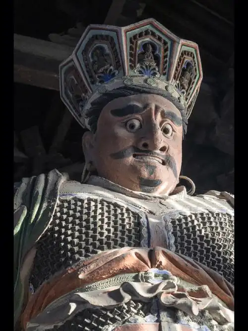 这么可爱的四大天王居然是明代原塑