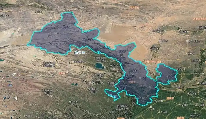 甘肃省谷歌卫星地图下载