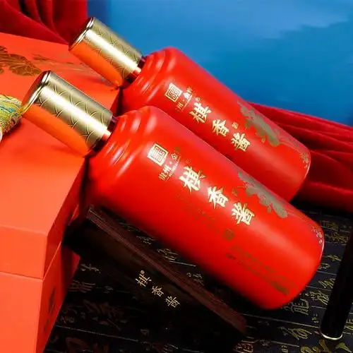 棋香酱夏系列500ml两瓶沉香礼盒贵州金窖酒酱香型53度白酒粮食酒