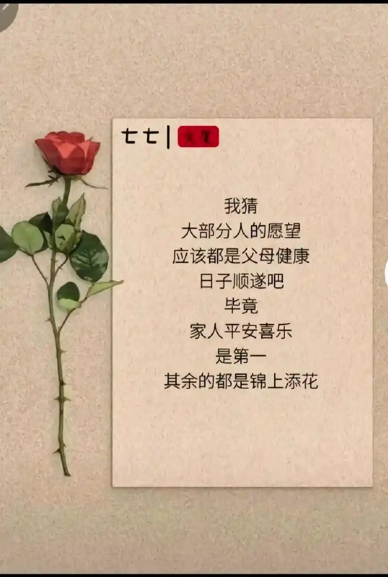家人平安,其余都是锦上添花,家人健康平安,才是我们最幸福的事 - 抖音