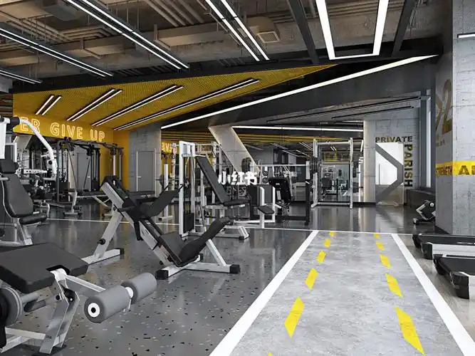 网红健身房设计|健身房工作室装修设计_健身房_健身工作室_装修_健身