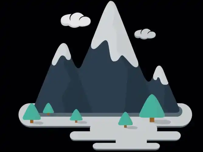 景色与风光卡通风免抠素材