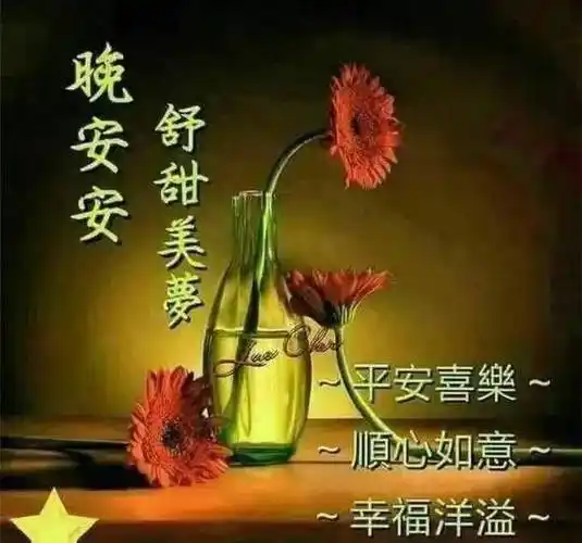 晚上好问候动画表情包,睡前群发晚安问候祝福图片带字