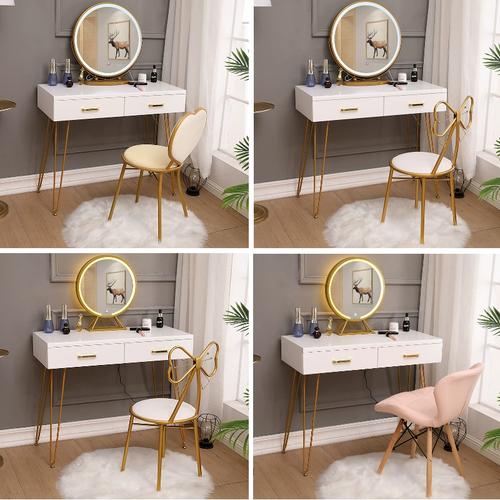 北欧梳妆台卧室小户型现代简约女化妆桌网红ins经济型简易化妆台