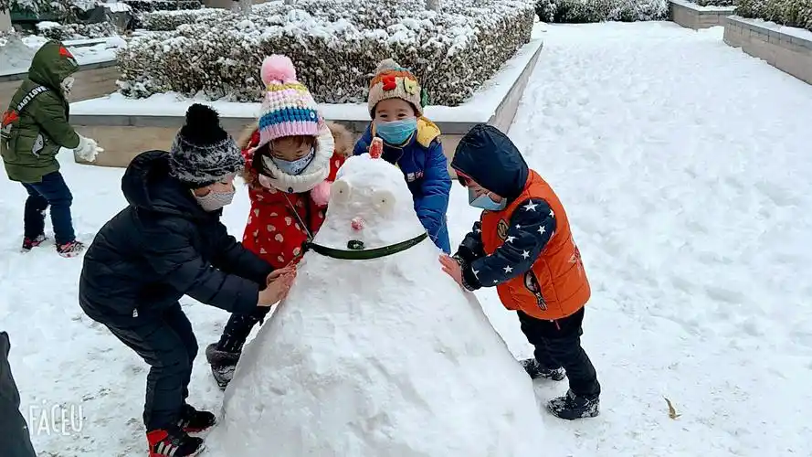 下雪!堆雪人!打雪仗!