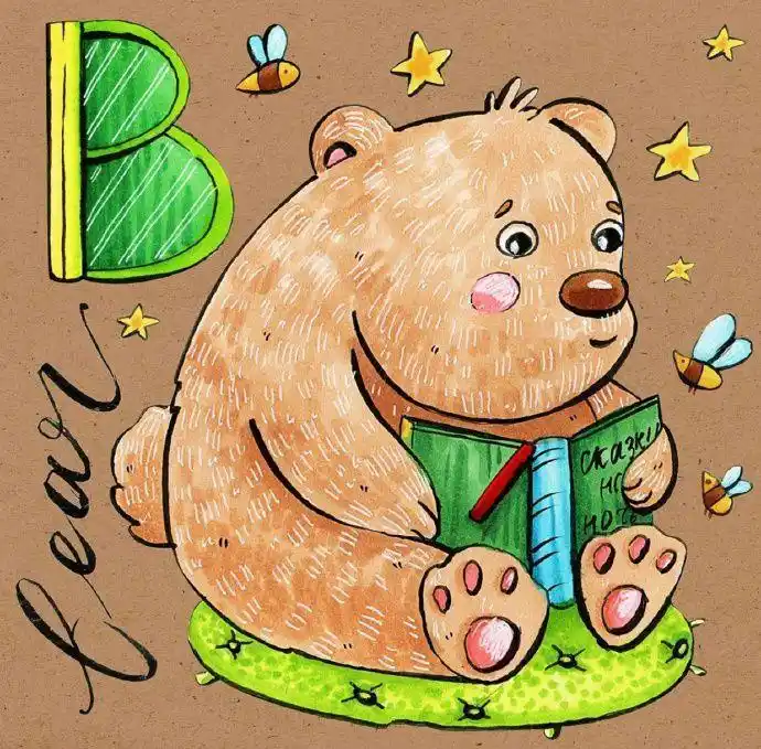 幼儿图片大全可爱动物绘画,卡通简笔画图片大全带颜色