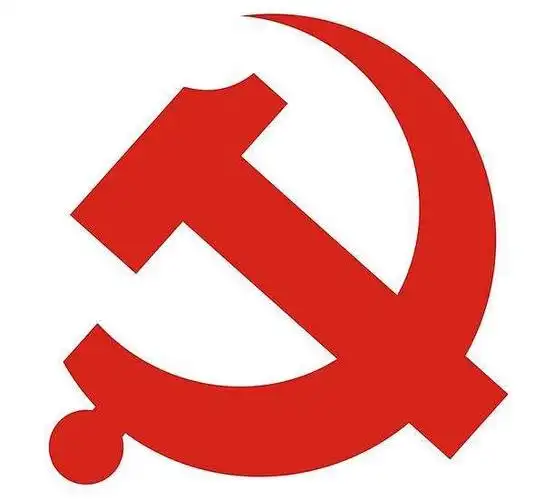 党旗飘飘放光彩,     党徽熠熠暖胸怀.