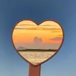 高清好看的创意心形风景头像图片