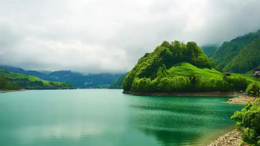 护眼 自然 岛屿 天空 绿色 护眼 河流 树木 风景壁纸壁纸