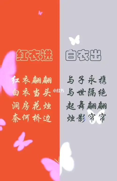 红衣进白衣出