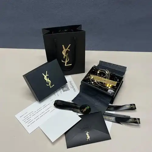ysl礼盒空盒专柜口红气垫盒子包装盒香水袋子纸袋手袋气垫盒纸袋花束