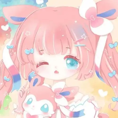 卡通头像:1124可爱少女心卡通头像