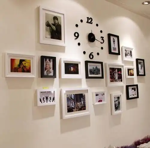 照片墙设计效果图 照片墙的设计和摆放装修前看看_齐家网