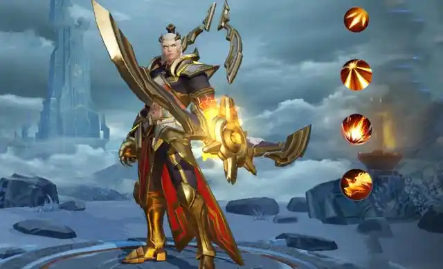 王者荣耀射手也是分类的最容易上手的就是后羿了