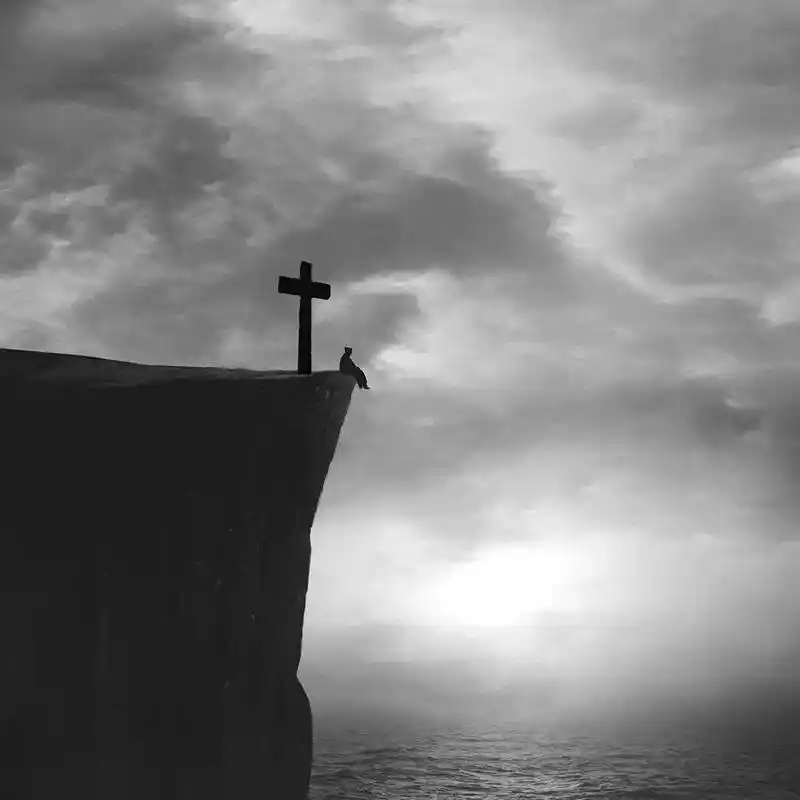 寂静无边一组精美的伤感黑白唯美意境图片