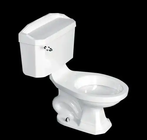 得而达坑距305mm白色分体座便器斯托尔系列dw190