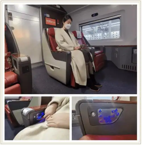 相对宽敞商务座和特等座特等座&商务座车型不同配置也