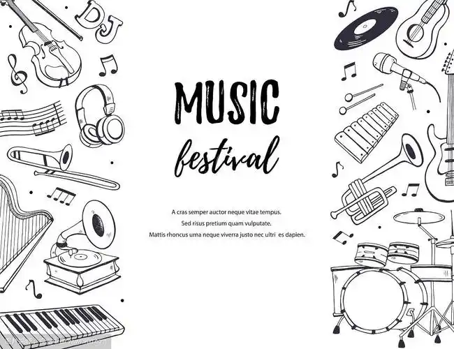 音乐节的海报