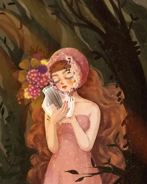 童话森系系列插画合集