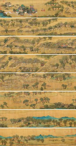 高彩清明上河图全景20000片木质拼图3000片成人国粹儿童玩具拼图