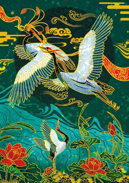 中国传统"喜文化"插画设计