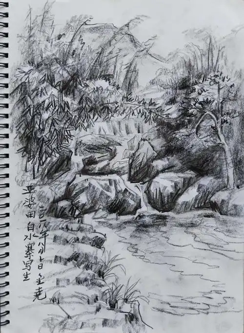 我的美篇227:《画家罗金尧老师风景写生集》线上微展