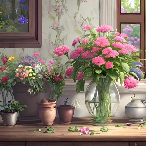 老年人花朵图片头像