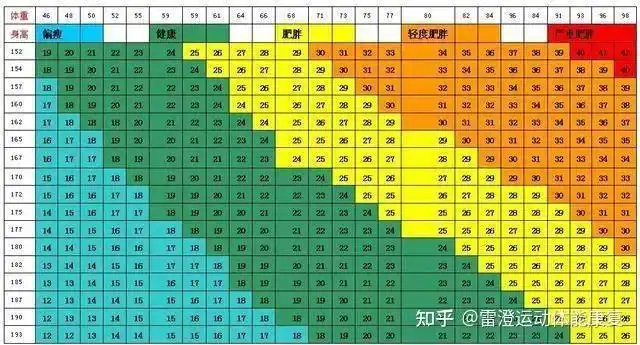 能体现一个人身体的曲线,因此被作为人体标准身材的比例评判标准