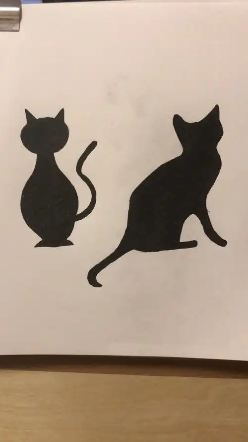 第十六次:猫咪的剪影,这个喜欢画!过关非常快