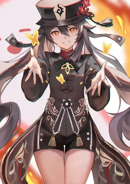 原神胡桃有哪些好看的无水印高清壁纸? - 知乎