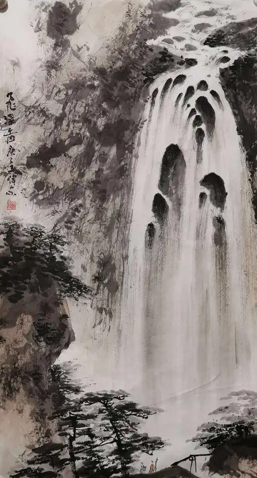 齐伟家庚子夏山水画