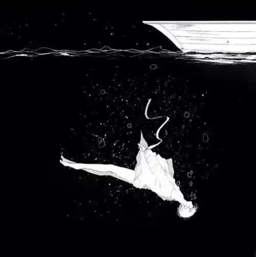 「黑白,线条系」动漫 头像 壁纸 绝望