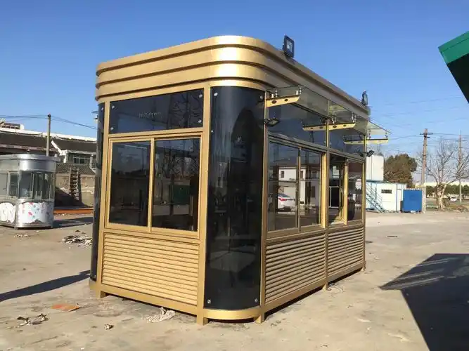 润州小区保安值班室加工定制润州门岗值班岗亭货源