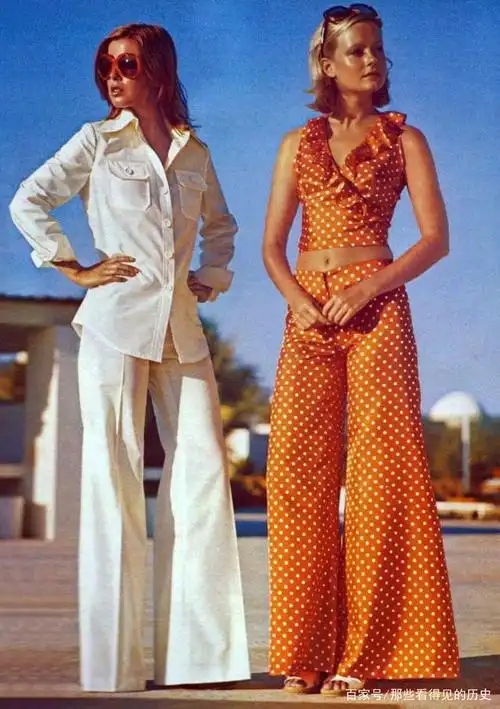 老照片70年代的时尚流行风