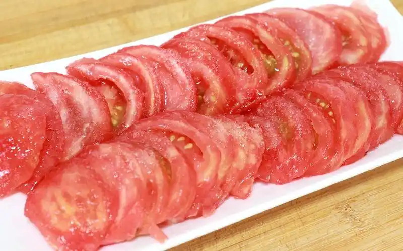 今天才知道,凉拌番茄不能只放糖,多加一样调料,口感提升2倍_哔哩哔哩