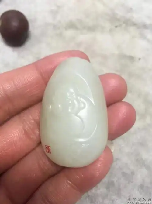 精品玉雕苏工佛挂件