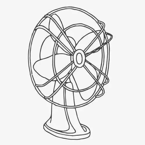 电风扇装饰素材图案