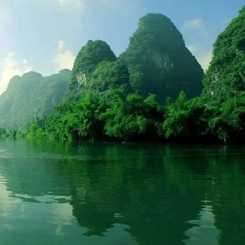 青山绿水风景头像