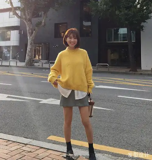 163cm chic女孩街拍look