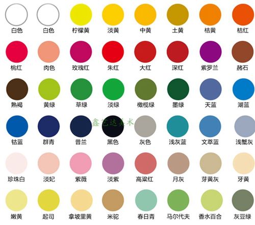 颜料包邮文萃48色脱胶水粉22ml美术色构平构水粉颜料