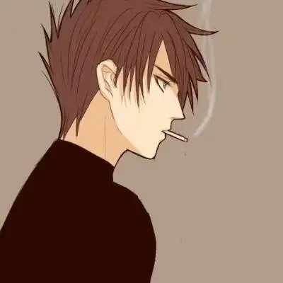 男生二次元吸烟的头像动漫伤感 吸烟系列男生动漫头像
